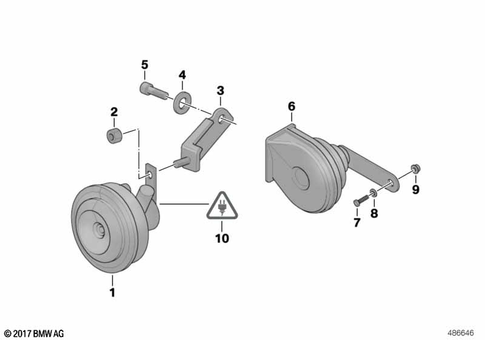 Anti-Theft Horm, Horn for 2005 BMW-Motorrad R 1150 R #0