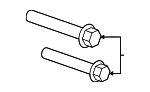 6101986 - Electrical: Starter Bolt for Chrysler: Pacifica, Voyager | Dodge: Durango, Grand Caravan | Jeep: Gladiator, Grand Cherokee, Grand Cherokee L, Grand Cherokee WK, Wrangler | Ram: 1500, 1500 Classic, ProMaster 1500, ProMaster 2500, ProMaster 3500 Image