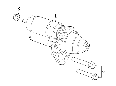 Starter for 2022 Ram ProMaster 3500 #0