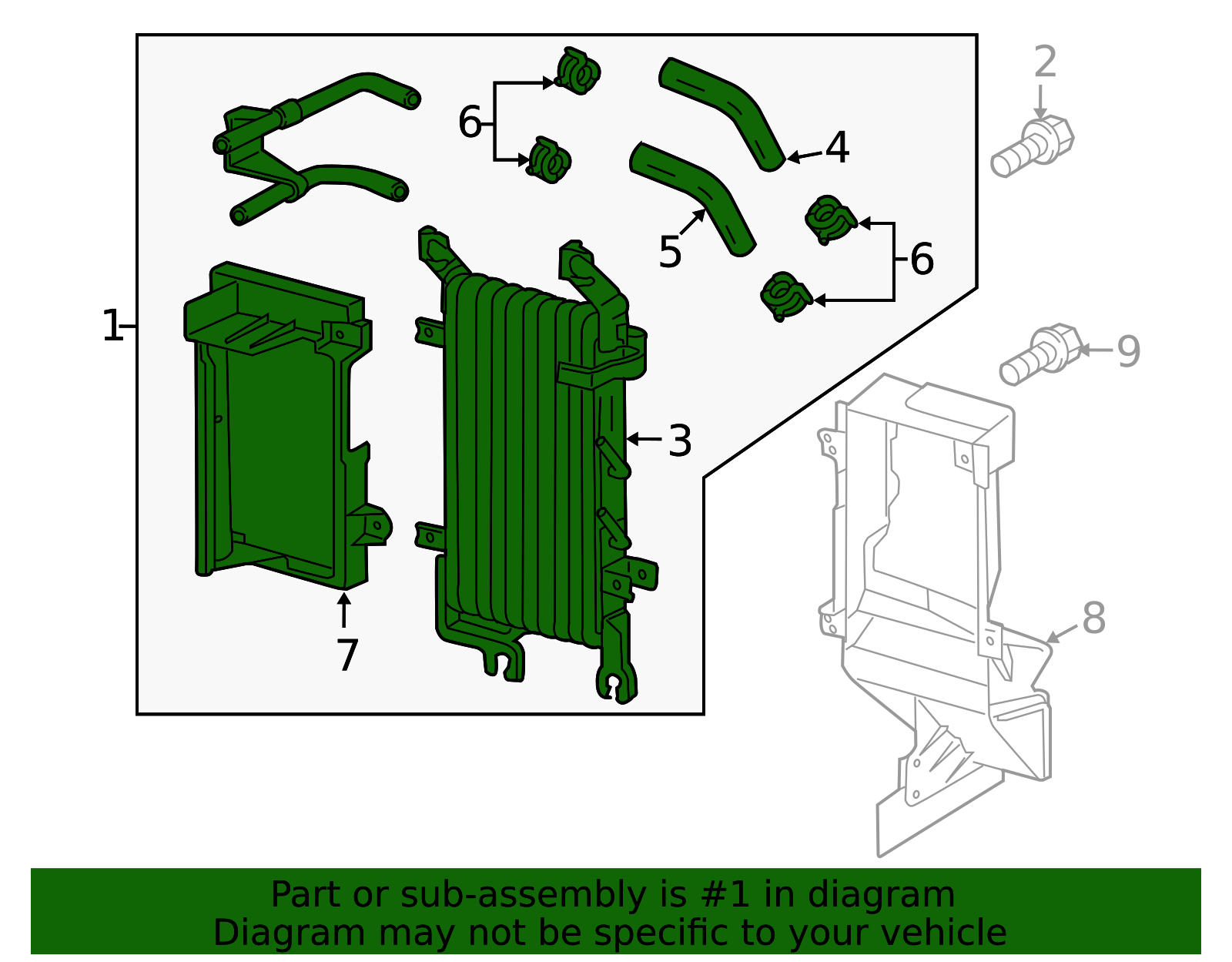 2008-2021 Toyota Land Cruiser Automatic Transmission Oil Cooler 32920 ...