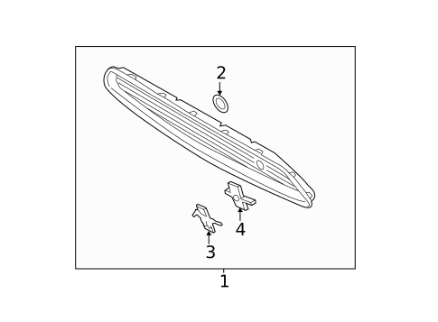 Grille & Components for 2014 Ford Mustang #1