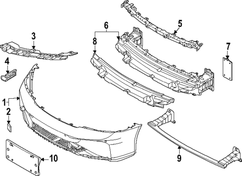Bumper & Components - Front for 2025 Porsche 911 #2