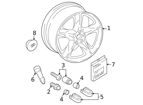Hardware, Fasteners & Fittings for 2025 Audi Q7 #0