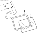 MB551520 - : Weatherstrip for Mitsubishi Image