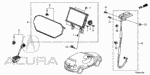 39107TA0A31 - Electrical/Exhaust/Heater/Fuel: SCREW (M2.6X5) for Acura Image