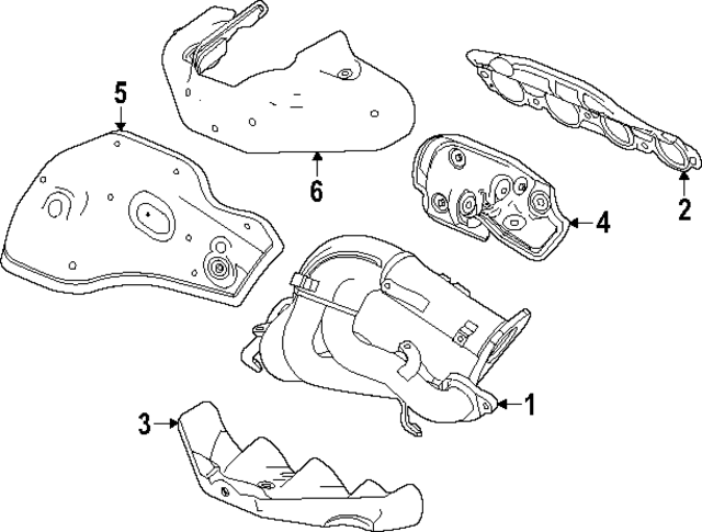 12728231 - : Part# 12728231 F (S)Manifold for Chevrolet: Corvette Image