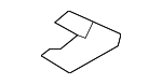 3B0867190 - Body: Console Trim Panel Clip for Audi Image