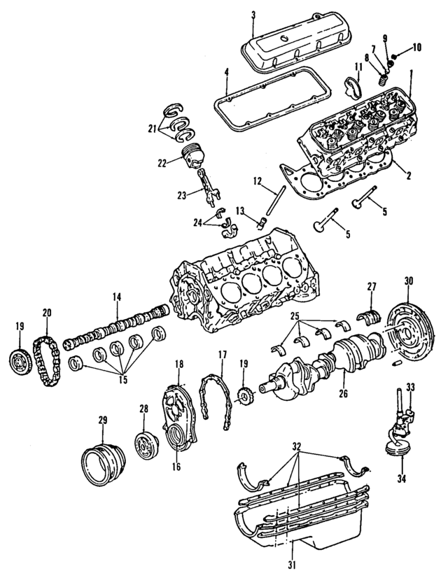 10141280 - Engine: Cylinder Head for GM Image