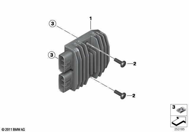 12317718422 - Engine Electrical System: Voltage Regulator -  for BMW-Motorrad Image image