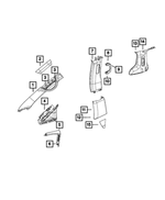 5RJ36PD2AB - Interior Trim: Screw Cover for Mopar Image