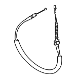 95B837017 - Body: Door Latch Cable for Porsche Image