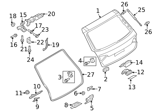 Gate & Hardware for 2013 Audi allroad #0