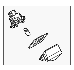 D35051270E - Electrical: License Lamp for Mazda Image