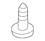 90671S0D003ZQ - : Partition Panel Clip for Honda: CR-Z, Insight Image