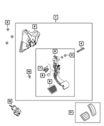 68613348AA - Brakes: Brake Pedal for Dodge: Hornet Image
