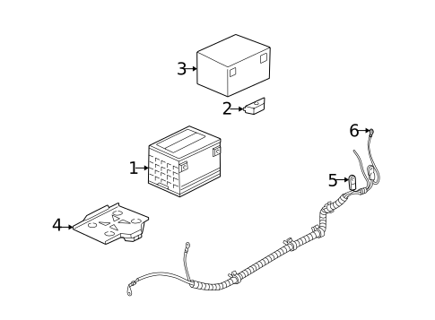 Battery for 1999 Pontiac Montana #0