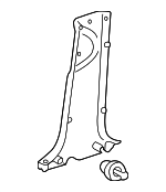 6241448010A0 - Body: Lower Center Pillar Trim for Toyota: Highlander Image