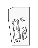 6241048060A0 - Body: Upper Center Pillar Trim for Toyota: Highlander Image