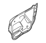 AA8Z74237A04A - Body: Water Shield for Ford: Flex Image