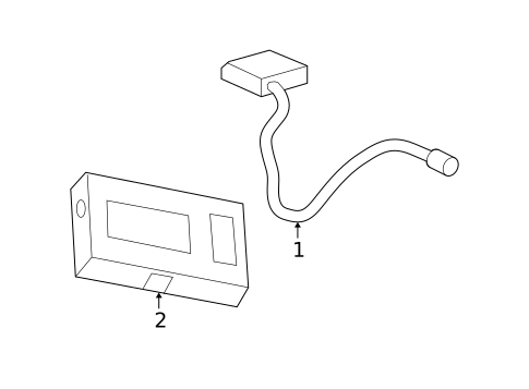 Antenna & Radio for 2010 Dodge Grand Caravan #1