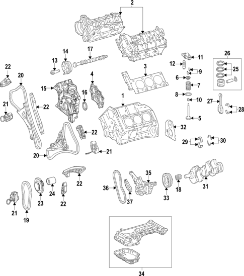 Engine for 2018 Mercedes-Benz GLS450 #0