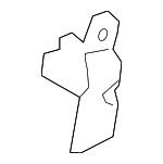 794103K000 - Body: Upper Hinge for Kia: Cadenza, Forte, Forte5, Optima, Soul, Soul EV, Sportage Image