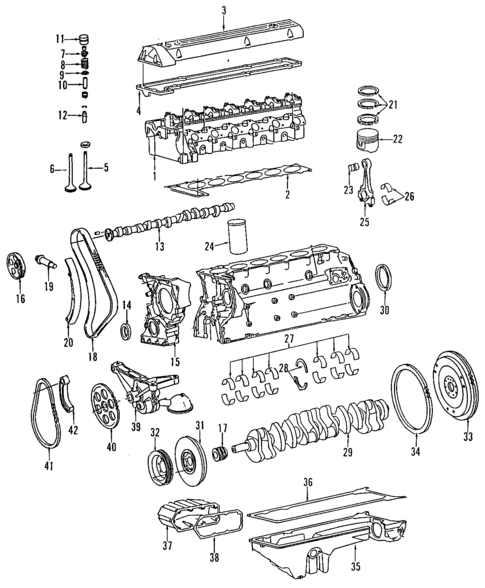 Mounts for 1991 Mercedes-Benz 350SD #0