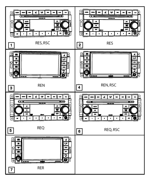 5064420AD - Electrical: Am/fm/cd/sdars Radio for Mopar Image image