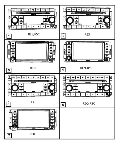 Radio, Antenna, Speakers, DVD, and Video systems for 2008 Jeep Commander #0