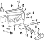 10428492 - Body: Door Trim Panel for Oldsmobile: Intrigue Image