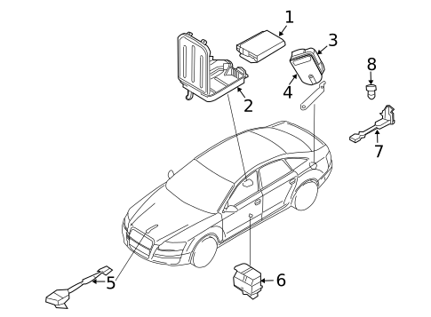 Alarm System for 2007 Audi A4 Quattro #0