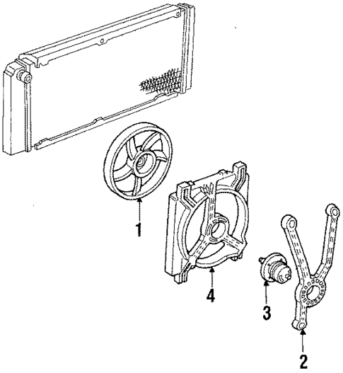 Fan for 1991 Pontiac Bonneville #0