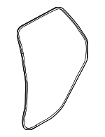 LR026447 - Body: Door Weather-strip for Land-Rover Image