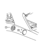 68054811AA - Body Sheet Metal Except Doors: Fuel Door Bumper for Mopar Image