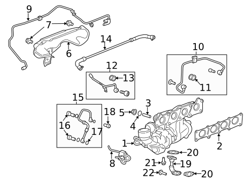 Exhaust Manifold for 2017 Jaguar XE #0
