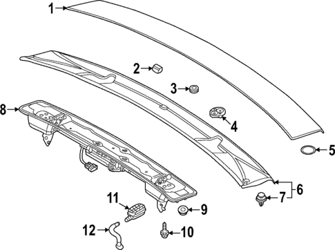 Spoiler for 2025 Audi RS7 Sportback #0