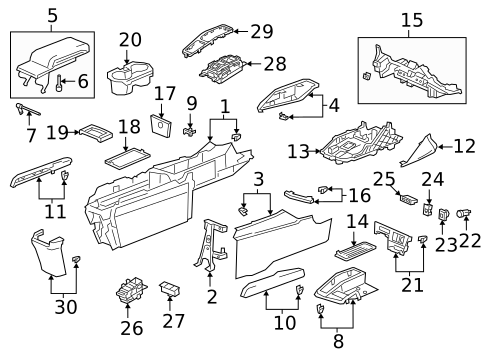 Parking Brake for 2022 Honda Insight #1