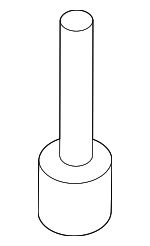 83406TX6A01 - Body: Armrest Door Bumper for Honda: Accord, Civic, CR-Z, HR-V, Insight, Odyssey Image