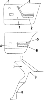 20299105 - Body: Trim Panel for Cadillac: Cimarron Image