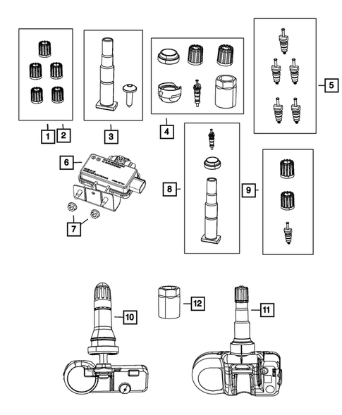 Tire Monitoring System for 2017 Dodge Charger #0