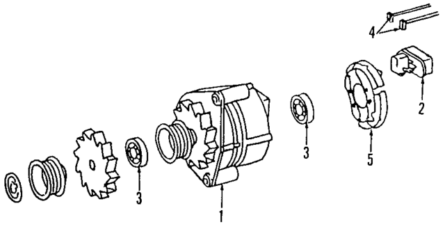 79810125 - Electrical: Bearings for Mercedes-Benz Image