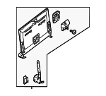 2129200732 - Body: Seat Back Frame for Mercedes-Benz Image