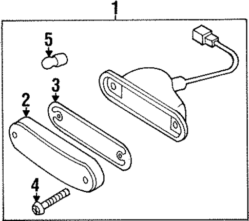 Signal Lamps for 1999 Isuzu VehiCROSS #0