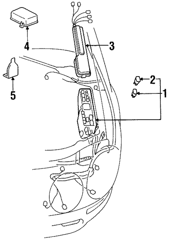 821112H140 - : Fuse &amp; Relay Box for Toyota Image
