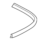 99756194900 - Body: Rear Weather-strip for Porsche: 911 Image