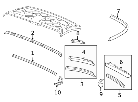 Weatherstrips for 2006 Porsche 911 #0