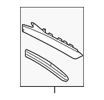 99756192401 - : Lower Weather-Strip for Porsche: 911 Image