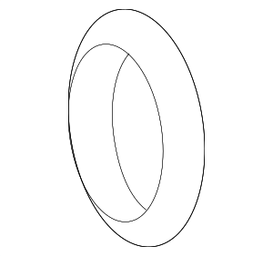 95530729200 - Cooling System: Automatic Transmission Oil Cooler O-Ring for Porsche Image