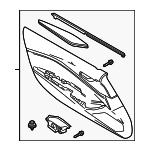 NA1P68420D0A - Body: Door Trim Panel for Mazda: MX-5 Miata Image