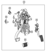 68447677AA - Brakes: Master Cylinder Push Rod Pin Connector for Mopar Image